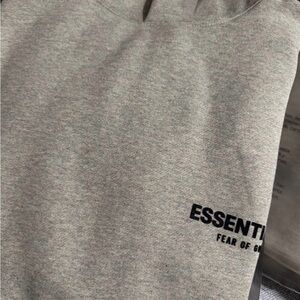 Essentials Fear of God Gray Sweatshirt